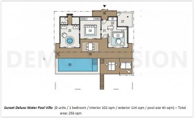 Sunset Deluxe Water Pool Villa