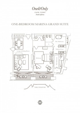 One Bedroom Marina Grand Suite (155 m2)