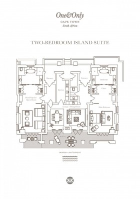 Two Bedroom Island Suite (254 m2)