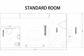 Standard Beachfront Rooms (37 m2)