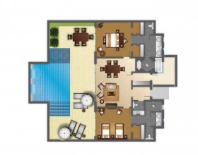 Two Bedroom Garden Pool Villa (309 m2)