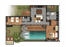 Two Bedroom Pool Residence