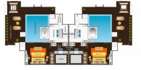 Two Bedroom Connecting Double Pool Villa