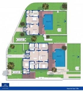 Imperial Spa Villa with private beach area and swimming pool – 4 bedrooms