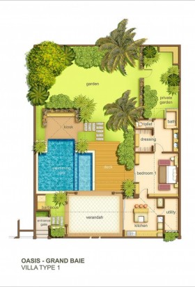 Villa Oasis - 1 bedroom