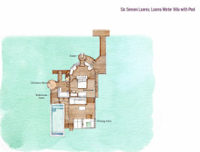 Laamu Water Villa with Pool (126 m2, max. 2 dospelí a 2 deti)
