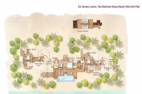 Two Bedroom Ocean Beach Villa with Pool (730 m2, max. 4 dospelí a 2 deti)