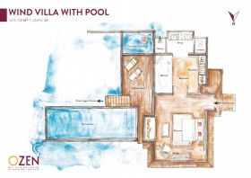 Wind Villa with Pool (112 m²)