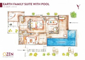 Earth Pool Pavilion - 2 bedroom suite (285 m²)