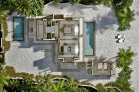 Family Beach Villa with 2 Pool (two bedrooms)