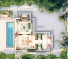 Luxury Beach Villa with Pool