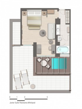 Junior Suite Grand Terrace Whirlpool - Panorama Sea View