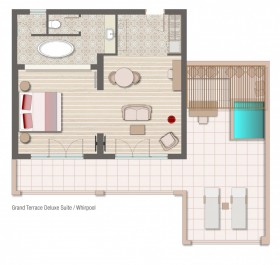 Grand Terrace Deluxe Suite Whirlpool