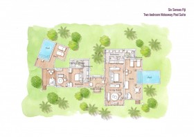 Two-bedroom Hideaway Pool Suite