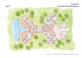 Four-Bedroom Oceanview Pool Residence