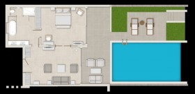 Deluxe One Bedroom Bungalow Suite Private Pool