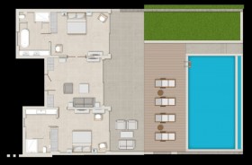 Deluxe Two Bedroom Bungalow Suite with Private Pool