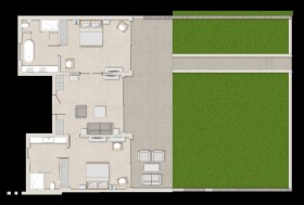 Deluxe Two Bedroom Bungalow Suite Beachfront