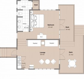 Point Reef Bure (63 m2 + terasa 17 m2, 3 Bure)