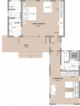 Oceanfront Suite Bure (45m2, 3 Bure)