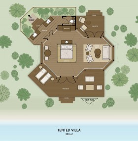 Tented Beach Villa