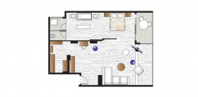 One-Bedroom Grand Suite with Frontal Sea View (90 m2)