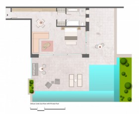 Deluxe Suite sea view Private Pool