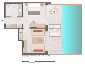 One Bedroom Suite Sea view Private Pool