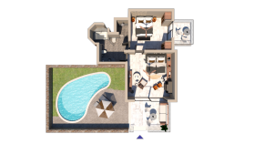 Family Suite Sea View with Private Pool