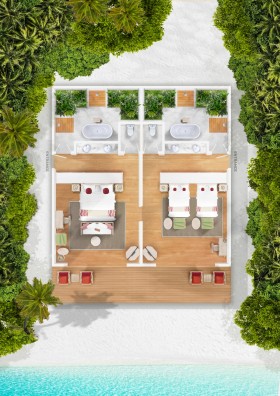 Two Bedroom Family Beach Villa