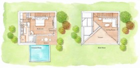 Ridge Terrace Family Room with Pool