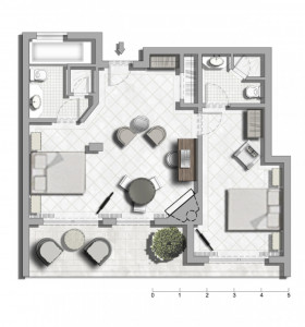 Danai Two Bedroom Suite (80 m2)