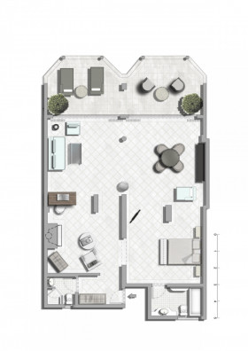 Executive Two Bedroom Suite (120 m2)