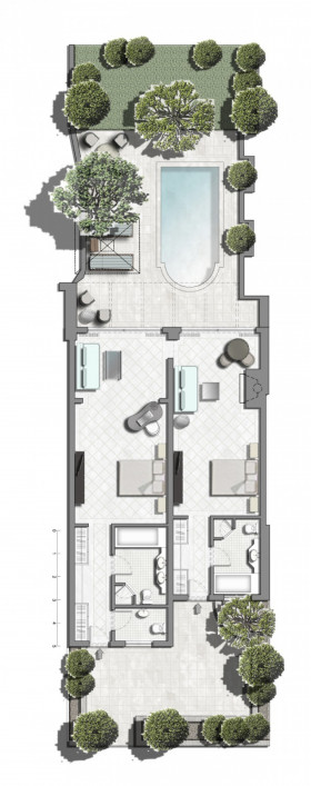 Two Bedroom Pool Suite (108 m2)