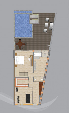 Executive Fitness Suite (75-82 m²)