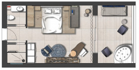 Sapphire Zen Suite with Outdoor Jacuzzi (Cool Living Selection)