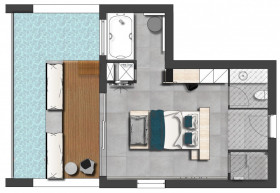 Sapphire Zen Suite with Private Pool (Cool Living Selection)