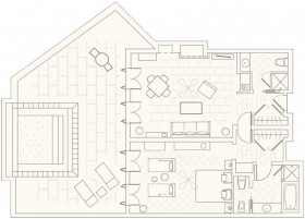 One Bedroom Suite With Pool