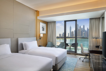 Two Double Beds Executive Sea View Balcony