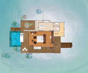 Over Water Pool Villa