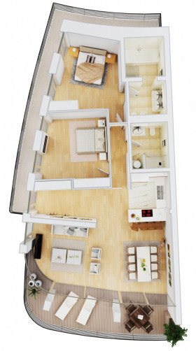 Two Bedroom Residence