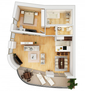 One Bedroom Residence