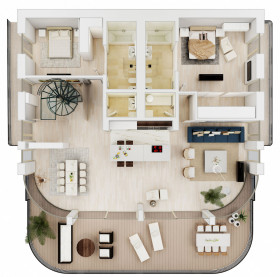 Two Bedroom Penthouse