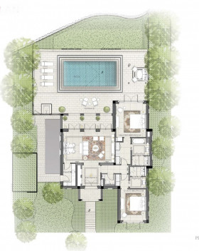 Two Bedroom Villa (161 m² + záhrada a bazén)