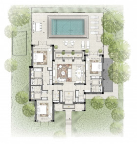 Three Bedroom Villa (210 m² + záhrada a bazén)