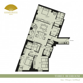 Three Bedroom Apartment (185 m²)