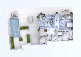 Sky Pool Villa (118 m2 + 168 m2 terasa)