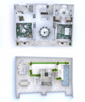 Skyscape Penthouse (185 m2 + 336 m2 terasa)