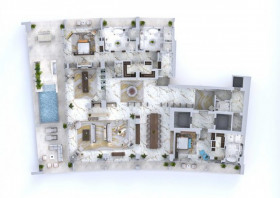 Panoramatic Penthouse (520 m2 + 209 m2 terasa)