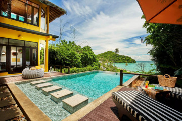 Two Bedroom Oceanview Hillside Pool Villa